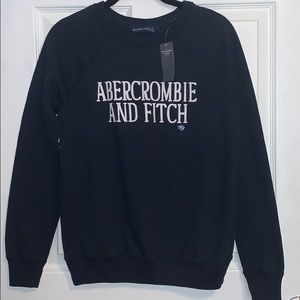 Abercrombie & Fitch Soft Navy Blue Sweatshirt